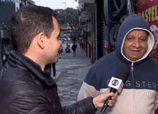 “Culpado é o Lula”, dispara comerciante durante entrevista ao vivo na Globo