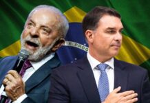Lula e Flávio Bolsonaro aparecem tecnicamente empatados em novo levantamento eleitoral