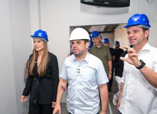 Governador Roberto Cidade acompanha obras de revitalização do SPA e Maternidade Chapot Prévost