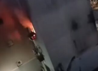Apartamento pega fogo após suspeita de vazamento em botijão de gás na zona norte de Manaus