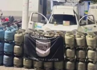 Grupo é preso com carga de 68 botijões de gás roubados na zona leste de Manaus