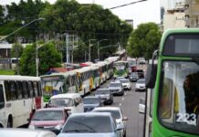 TRT determina operação com 80% da frota e ônibus voltam às ruas em Manaus nesta terça-feira
