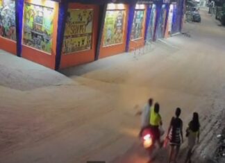 Câmeras flagram atropelamento violento de mulher que estava com as filhas em Manaquiri
