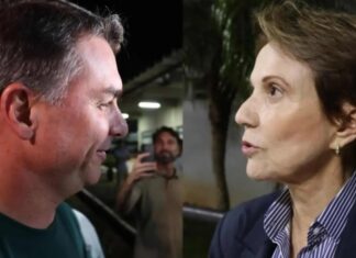 Senadora confirma conversa com Flávio sobre vice-presidência, mas nega decisão