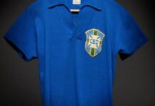 Camisa 10 usada por Pelé na Copa de 1958 bate recorde e é arrematada por R$ 25 milhões