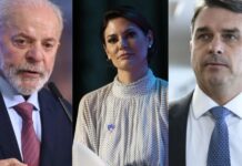 Em crise com Flávio, Michelle elogia governo Lula: ‘Realização de um sonho”
