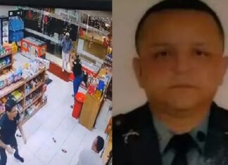 VÍDEO: Sargento da PMAM é flagrado destruindo loja e xingando trabalhador em Manaus