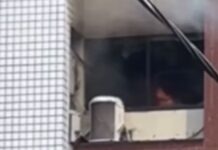 Moradores são atendidos após incêndio em apartamento no Conjunto Vieiralves em Manaus