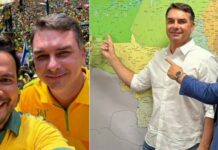 Flávio Bolsonaro declara apoio a Alberto Neto e diz: ‘tem feito um grande trabalho’