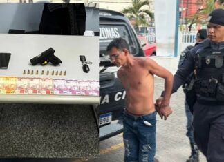 “Valentão” armado e com sinais de embriaguez é preso após atirar para o alto em Manaus
