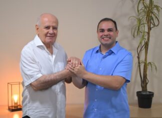 Serafim Corrêa é confirmado como vice de Roberto Cidade nas eleições