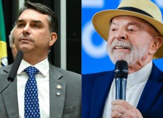 Pesquisa mostra Lula e Flávio Bolsonaro liderando rejeição entre eleitores