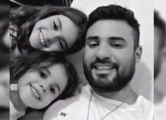 Empresário e duas filhas pequenas morrem após bater em carreta