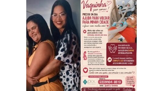 Vivendo em Santa Catarina, filha faz vaquinha para voltar a Manaus após mãe ser atropelada e ficar entubada