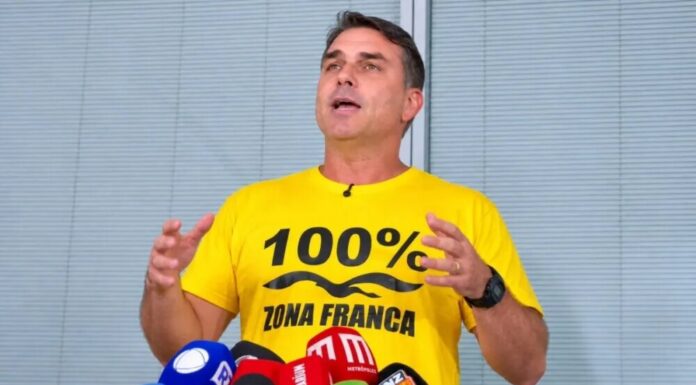 Equipe de Flávio Bolsonaro cita Milei e modelo econômico pode prejudicar Zona Franca