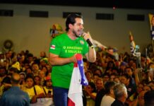 Manaus abraça Flávio: ao lado de Capitão Alberto Neto, candidato promete destravar o potencial do AM