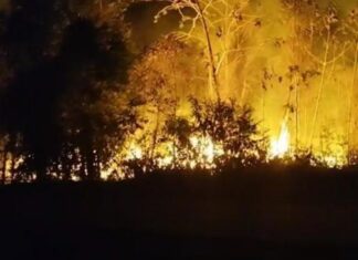 Incêndio de grandes proporções atinge lixão e deixa ar em condição péssima em Maués