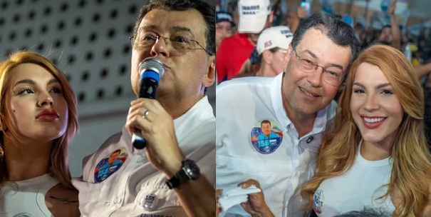 Caila Carim e eduardo braga