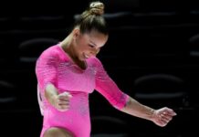 Flávia Saraiva conquista ouro nas barras assimétricas na Copa do Mundo da Hungria