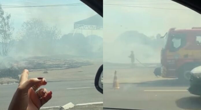 Incendio-atinge-posto-de-combustiveis-abandonado-na-Avenida-Efigenio-Salles-em-Manaus-veja-video