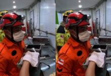 Bombeiros desmontam amaciador de carne para retirar dedo de trabalhador em Manaus