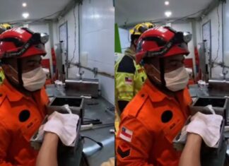 Bombeiros desmontam amaciador de carne para retirar dedo de trabalhador em Manaus