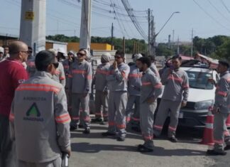 CRISE NA ÂMBAR: terceirizados paralisam atividades e denunciam salários baixos em Manaus