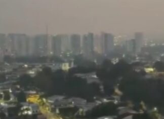 Manaus amanhece novamente sob fumaça e registra qualidade do ar ruim