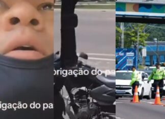 VÍDEO: “O passageiro tem a obrigação”, afirma mototaxista sobre cliente que deve verificar blitz antes de seguir viagem