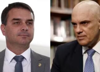 No Senado, Flávio Bolsonaro cobra impeachment de Alexandre de Moraes
