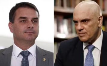 No Senado, Flávio Bolsonaro cobra impeachment de Alexandre de Moraes