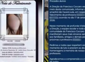 Aluna falsifica m0rt3 de professora e cria comunicado para suspender aulas