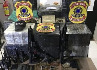 Polícia apreendeu mais de meia tonelada de cocaína em avião usado pelo grupo no Pará