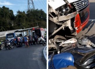 Motociclista é socorrido em estado grave após acidente com ‘rota’ em Manaus