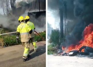 Incêndio assusta moradores e espalha fumaça pela Cidade Nova