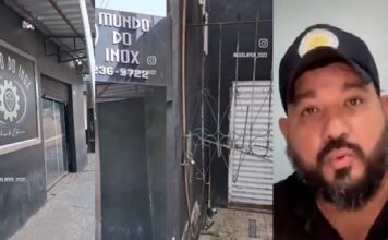 VÍDEO: Empresário fecha terceira loja após ser roubado oito vezes em Manaus: “Tô indignado”
