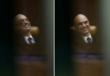 Após troca de acusações com Mendonça, Moraes aparece rindo em registro no STF