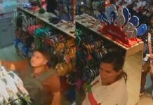 VÍDEO: Homem e mulheres são flagrados furtando sandálias em loja no Shopping Grande Circular