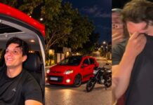 FINAL FELIZ: Motoboy que salvou menina de ataque de abelhas ganha carro e moto novos de projeto social