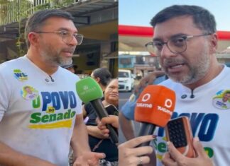 Wilson Lima diz que, se eleito senador, vai defender a cassação de ministros do STF, em caso de crimes comprovados