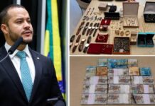 PF apreendeu relógios, joias de ouro e dólares com Adail Filho