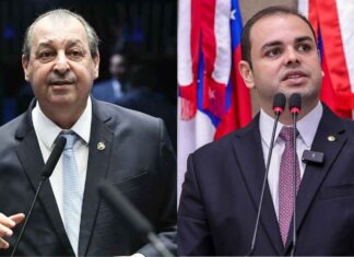 Ronaldo Tiradentes divulga pesquisa DMP colocando Omar Aziz e Roberto Cidade na disputa pelo segundo turno