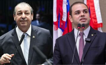 Ronaldo Tiradentes divulga pesquisa DMP colocando Omar Aziz e Roberto Cidade na disputa pelo segundo turno