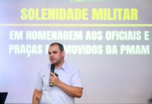 Governador Roberto Cidade oficializa promoção de 316 policiais militares do Amazonas