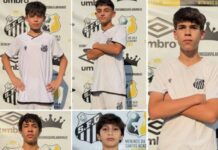 Escolinha do Santos em Manaus leva cinco atletas para testes no CT Meninos da Vila