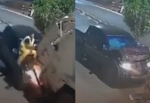 Gari pula de caminhão para escapar de ser prensado após colisão no Pará