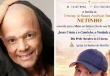 Familiares de Netinho recorrem a “12+1” ao anunciar homenagem ao cantor na Igreja do Bonfim