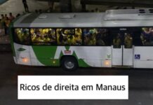 Ônibus lotado de apoiadores de Bolsonaro vira chacota nas redes sociais: ‘Só os ricos no buzão’