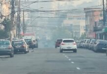Monitoramento registra concentração elevada de partículas finas e fumaça encobre bairros de Manaus