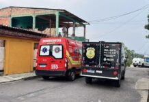 Trabalhador morre após sofrer descarga elétrica enquanto instalava manta no telhado no bairro Nova Floresta